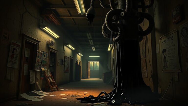 animated horror game plot