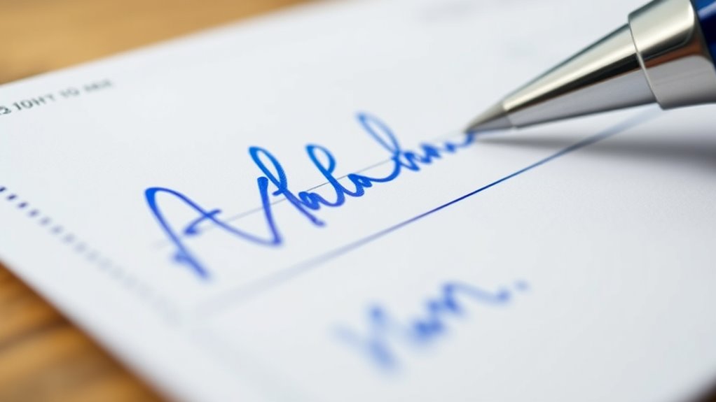 blue ink is generally accepted