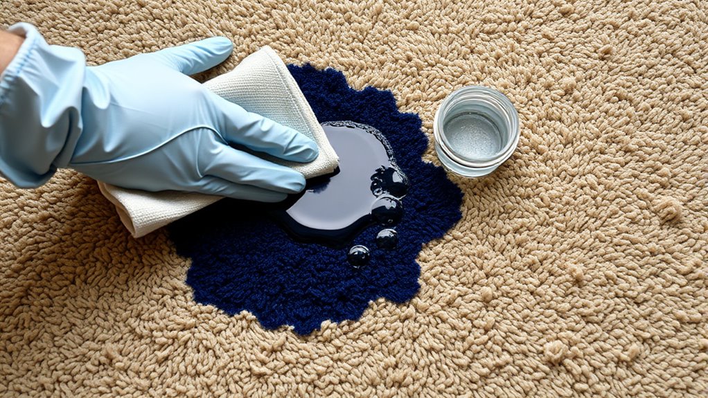 carpet ink stain removal