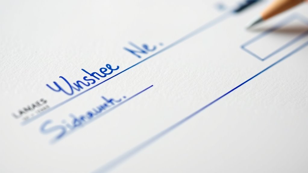 check writing ink legality
