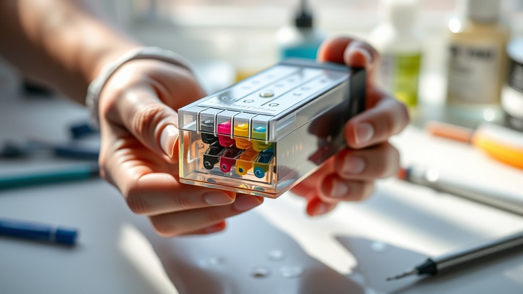 cleaning ink cartridges step by step