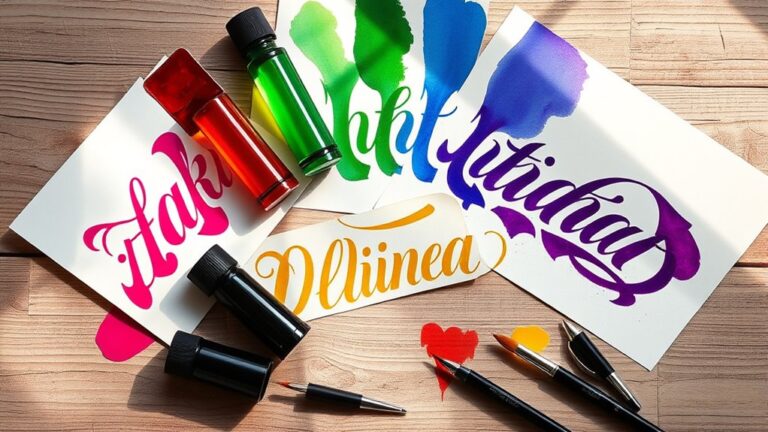 elegant ink color projects
