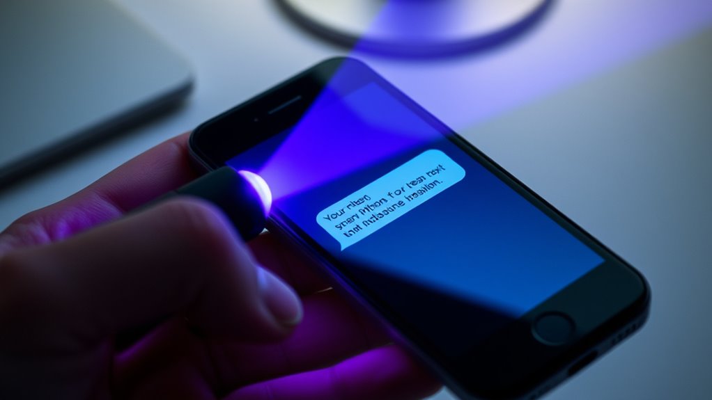 hidden messages with blur