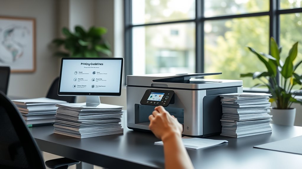 implement clear printing policies