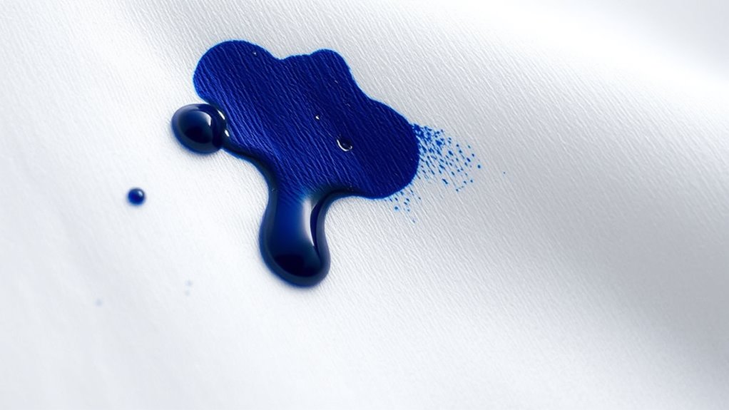 ink penetrates fabric fibers