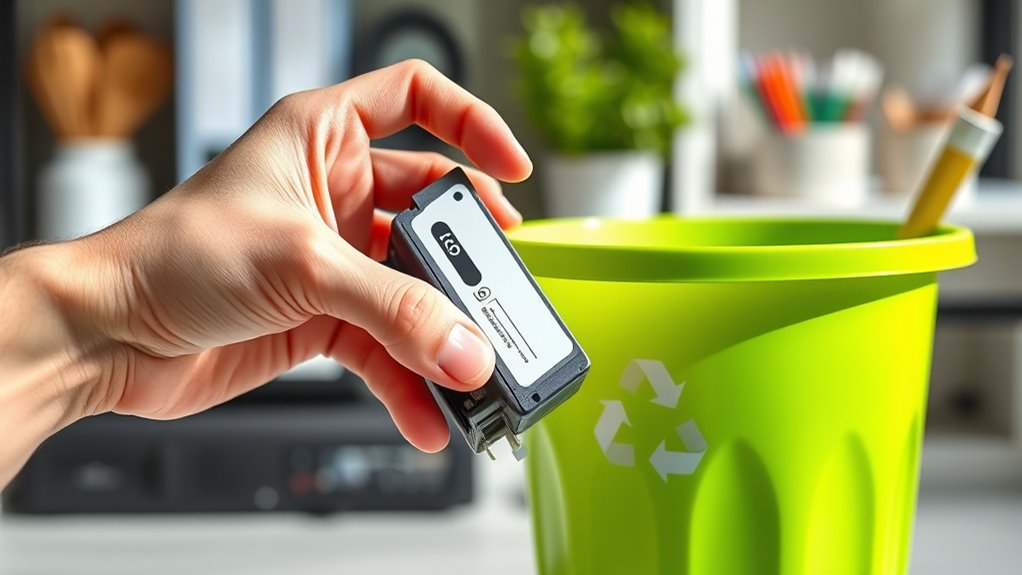 recycle ink cartridges properly