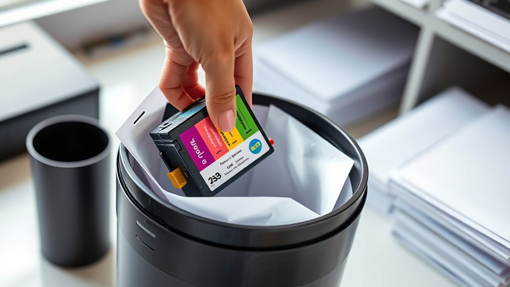 recycling ink cartridges safely