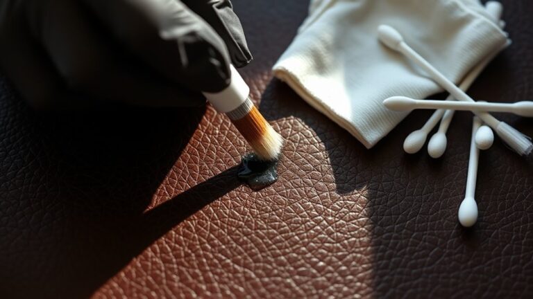 removing ink from leather
