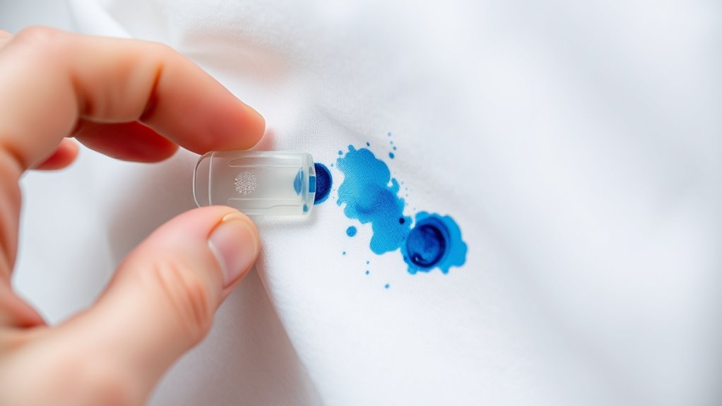 removing security tag ink
