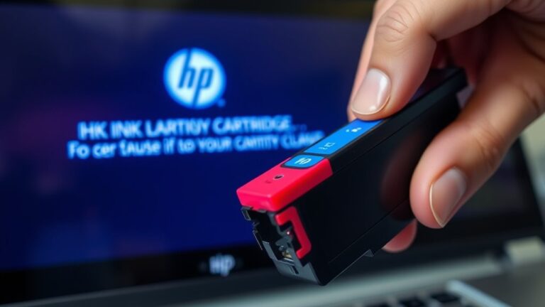 reset hp ink cartridge